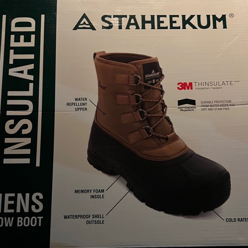 Staheekum Mens Snow Boots size 13